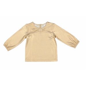 Kardashian Kids Baby Girl Gold Bow Top